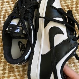 AUTHENTIC NEW NEVER WORN black and white dunks